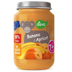 Deva Baby Food Banana & Apricot For 7+ Months - 200g