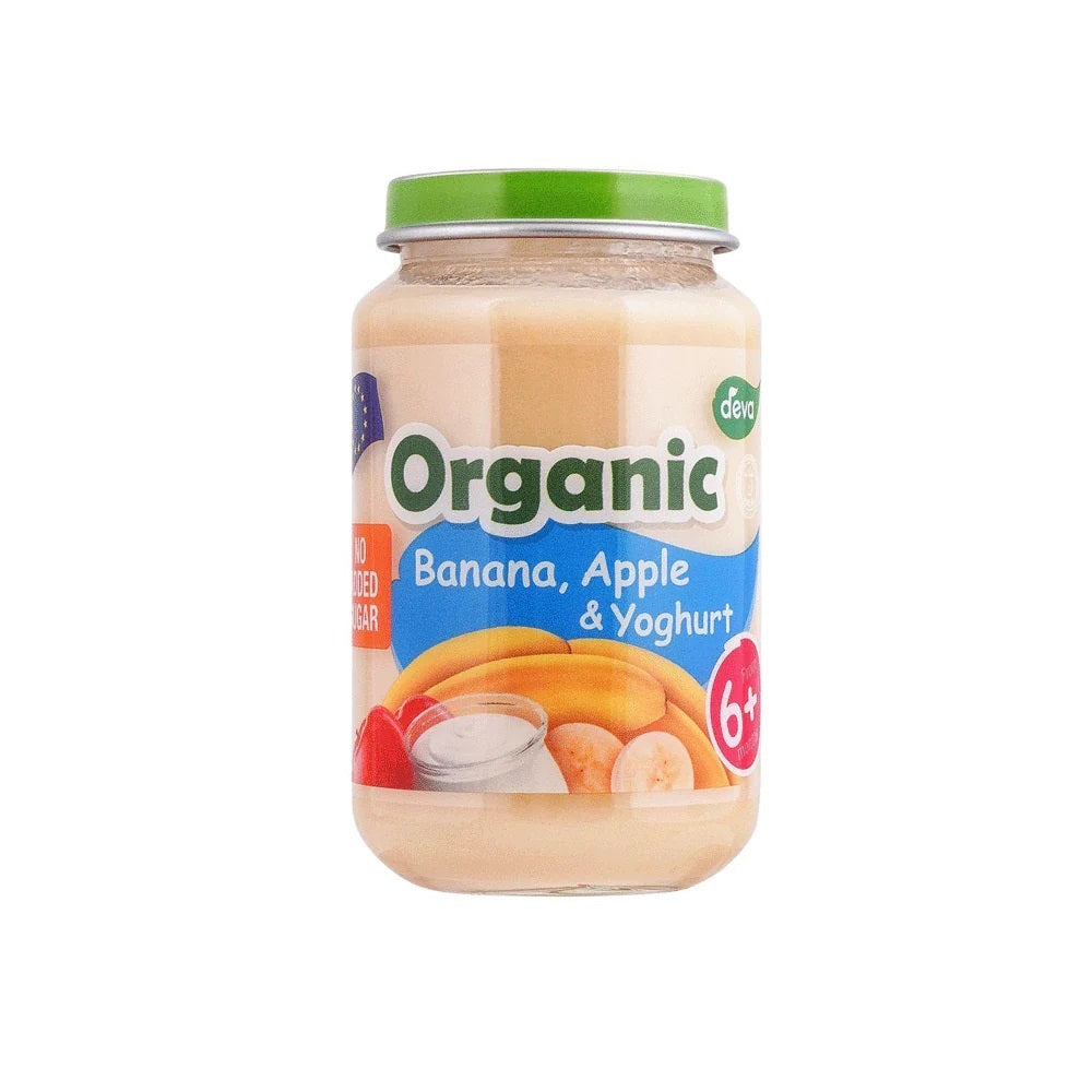 Deva Organic Baby Food Banana, Apple & Yoghurt