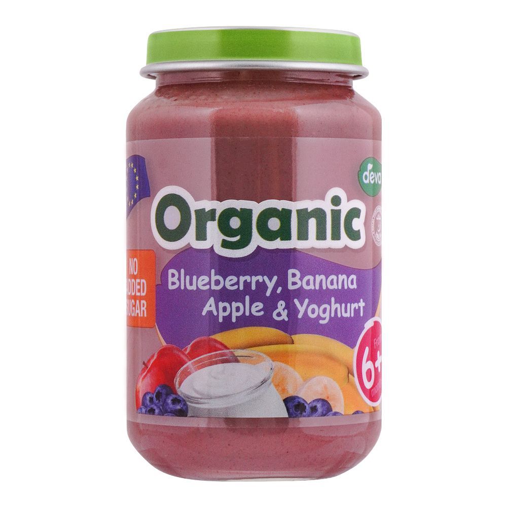 Deva Organic Baby Food Blueberry, Banana