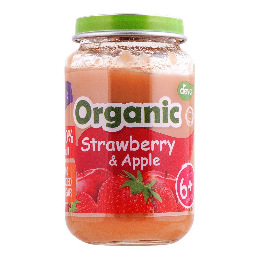 Deva Organic Baby Food Strawberry & Apple