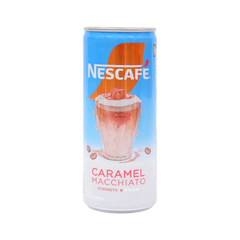 Nescafe Ice Coffee Tin Caramel Macchiato Imported - 220ML