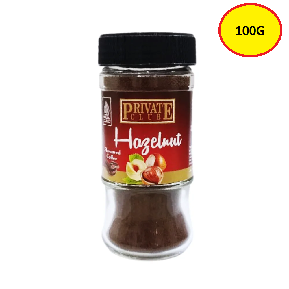 Private Club Hazelnut Flavored Coffee - 100g