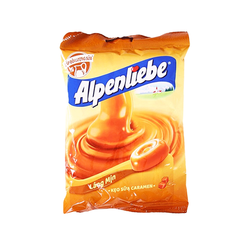 Alpenliebe Candy Pouch With Caramel Flavor Imported - 125G