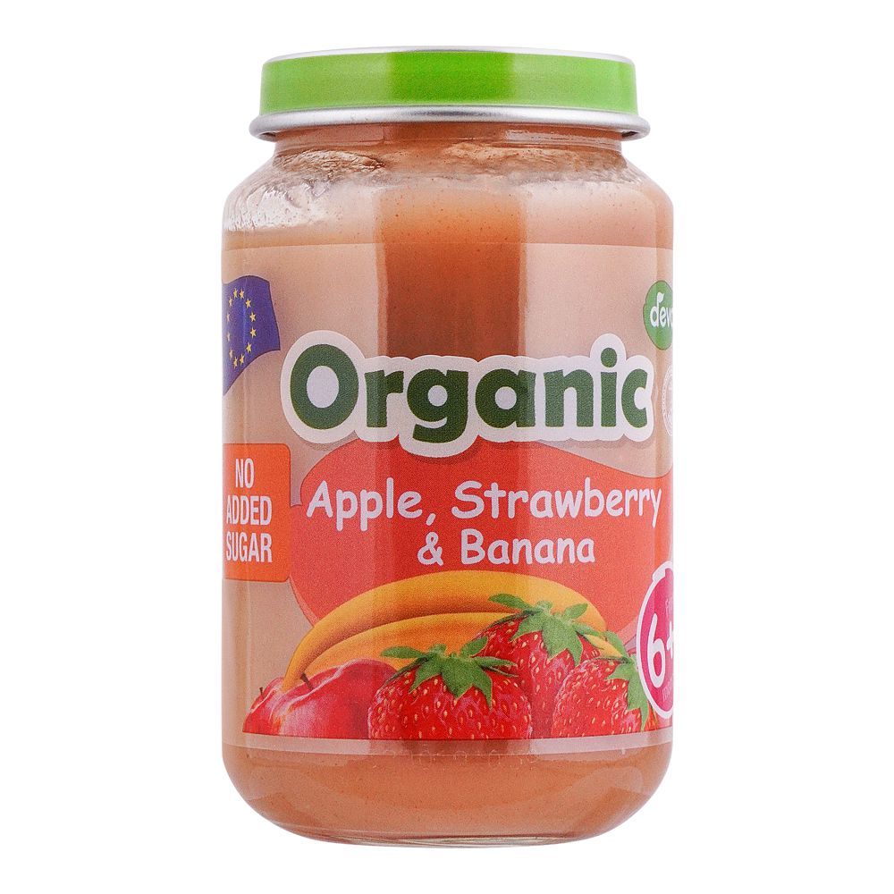 Deva Organic Baby Food Apple, Strawberry