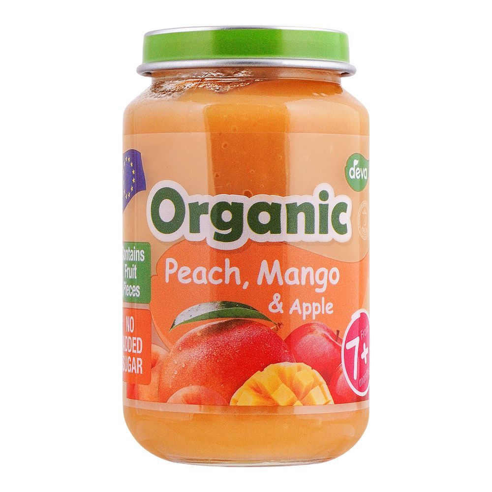 Deva Organic Baby Food Peach, Mango