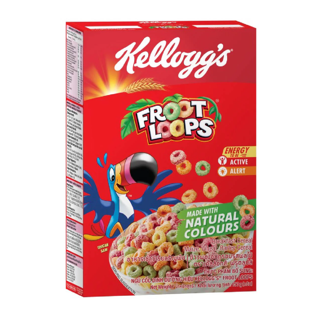 Kelloggs Froot Loops Breakfast Cereal Imported - 150G
