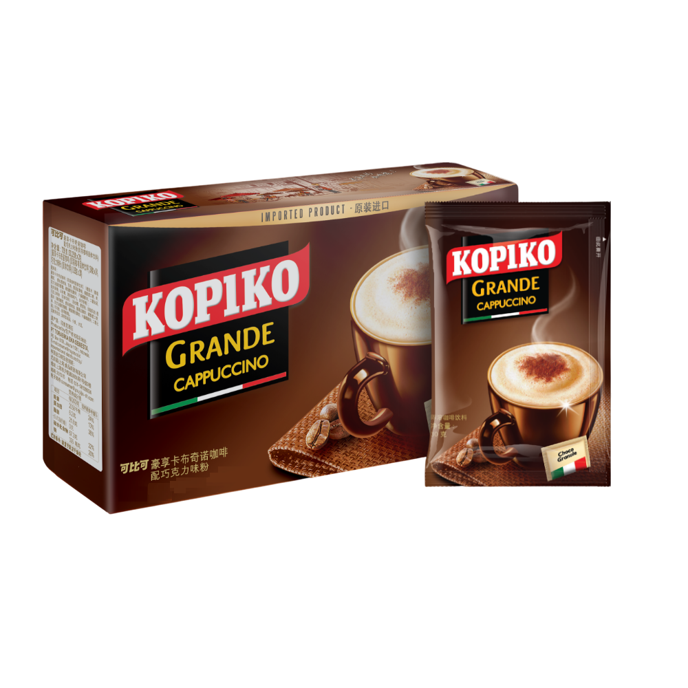 Kopiko Grande CAPPUCCINO 3in1 Coffee
