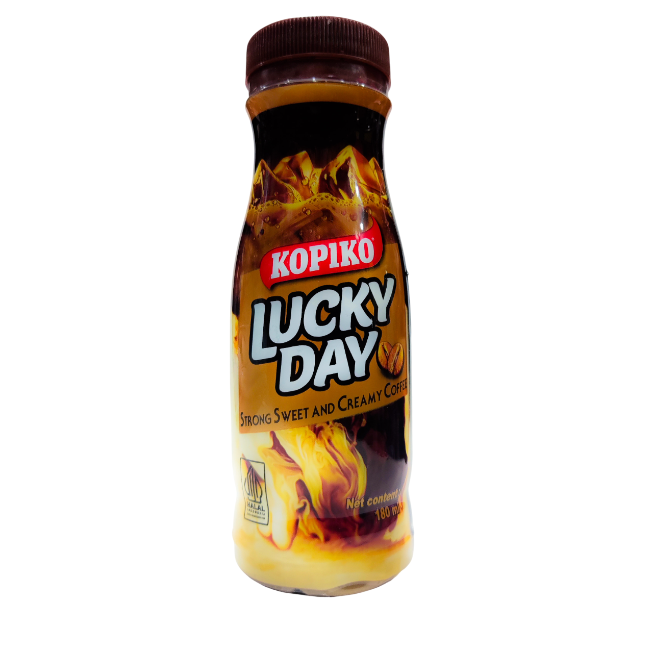 Kopiko Lucky Day Strong, Sweet & Creamy Cold Coffee Drink - 180ml