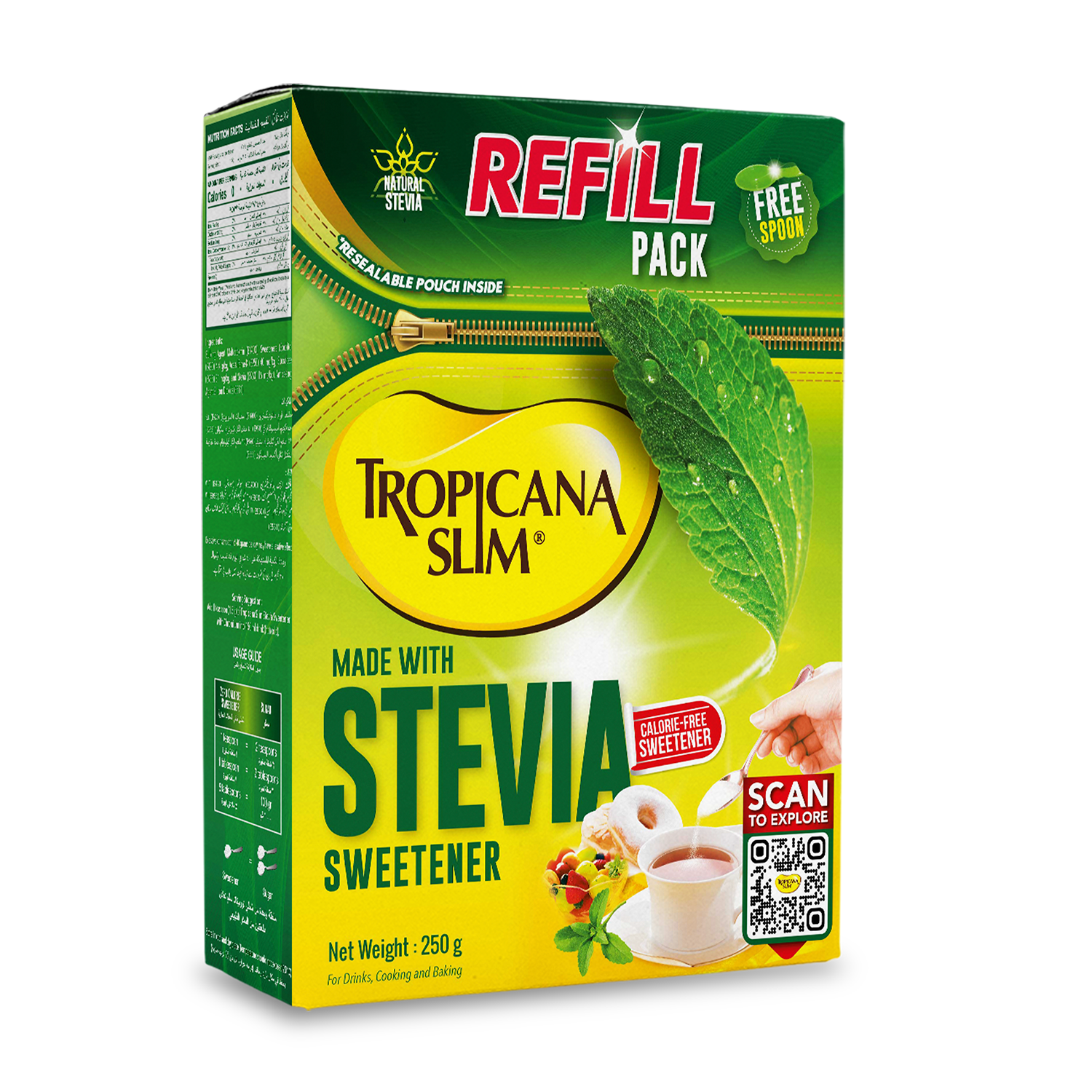 Tropicana stevia refill