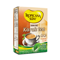 Tropicana Slim Stevia Sugar Free Karak Tea Classic - (6 Sachetsx12G)